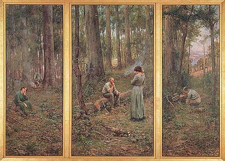 Frederick Mccubbin Pioneer oil painting image